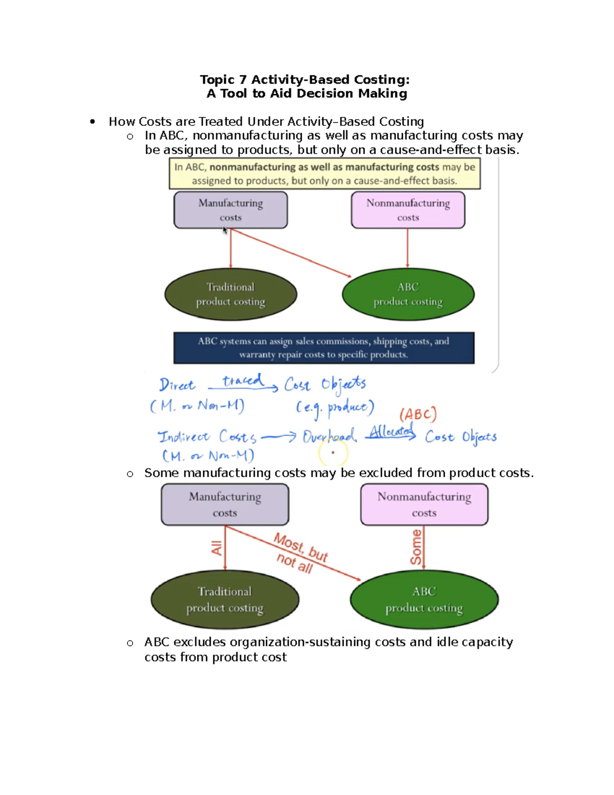 Topic 7 Activity Based Costing A Tool To Aid Decision Making Acg 2071 Unf Studocu Topic 7 Activity Based Costing A Tool To Aid Decision Making Acg 2071 Unf Studocu