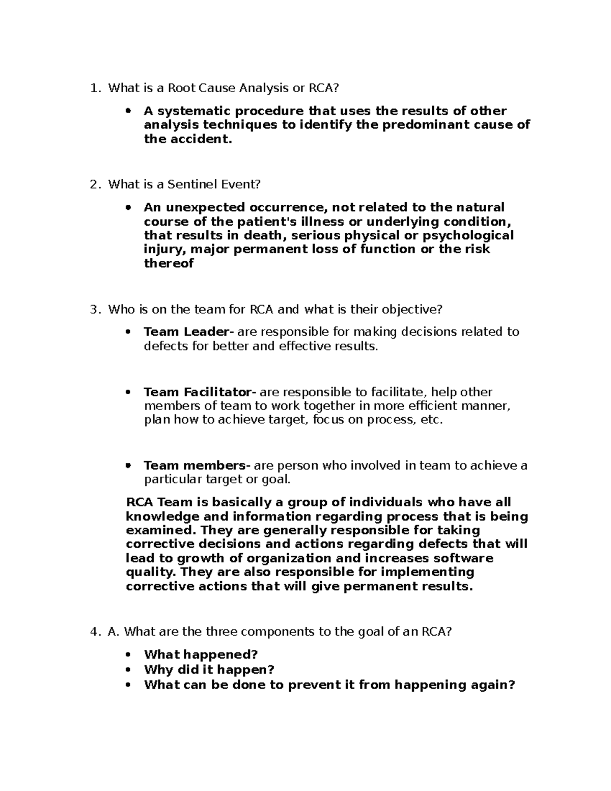 Root Cause Analysis and Communication - What is a Root Cause Analysis ...