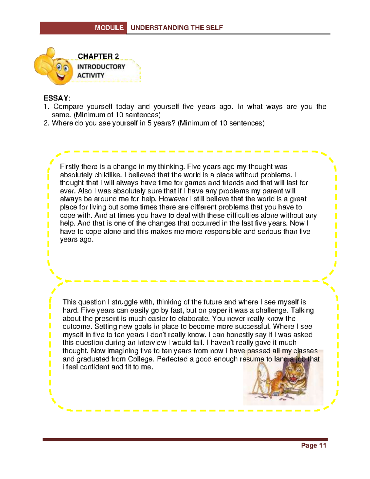 Activity # 2 Olval - Sample Material for student assignment and ...