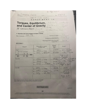 experiment 2 experimental uncertainty error and data analysis answers