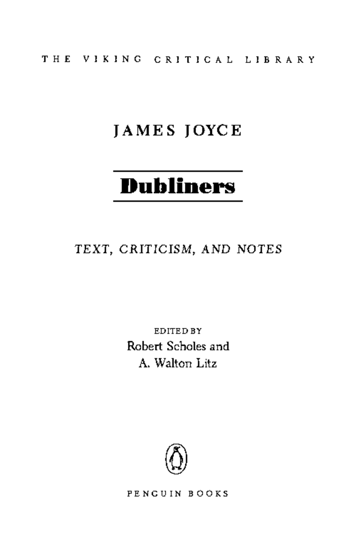 Dubliners The Sisters - saggi - THE VIKING CRITICAL LIBRARY JAMES JOYCE ...