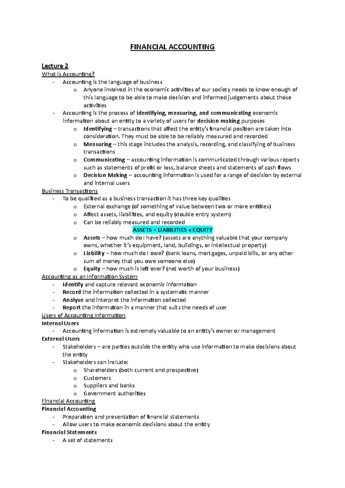 exam-revision-bsns115-financial-accounting-lecture-2-what-is