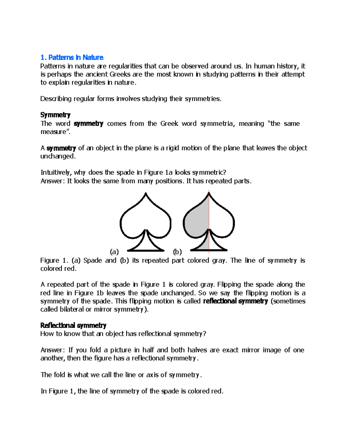 Patterns in Nature - Patterns in Nature Patterns in nature are ...