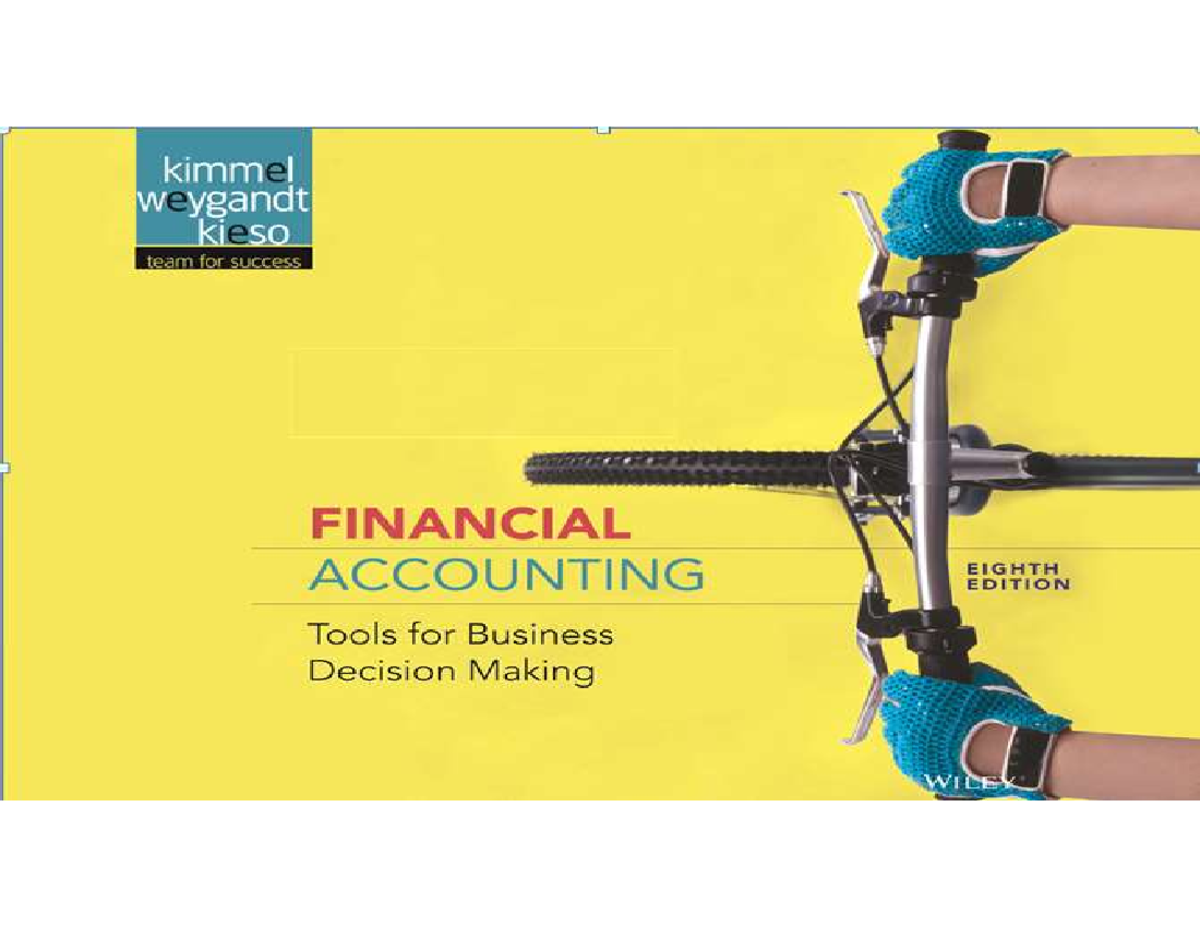 Chapter 1 - Lecture notes 1 - Introduction to Financial Statements ...