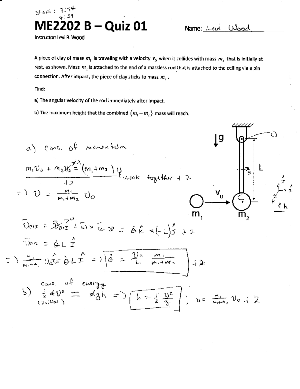 Practice+Quiz+01+Solution - ME 2202 - Studocu