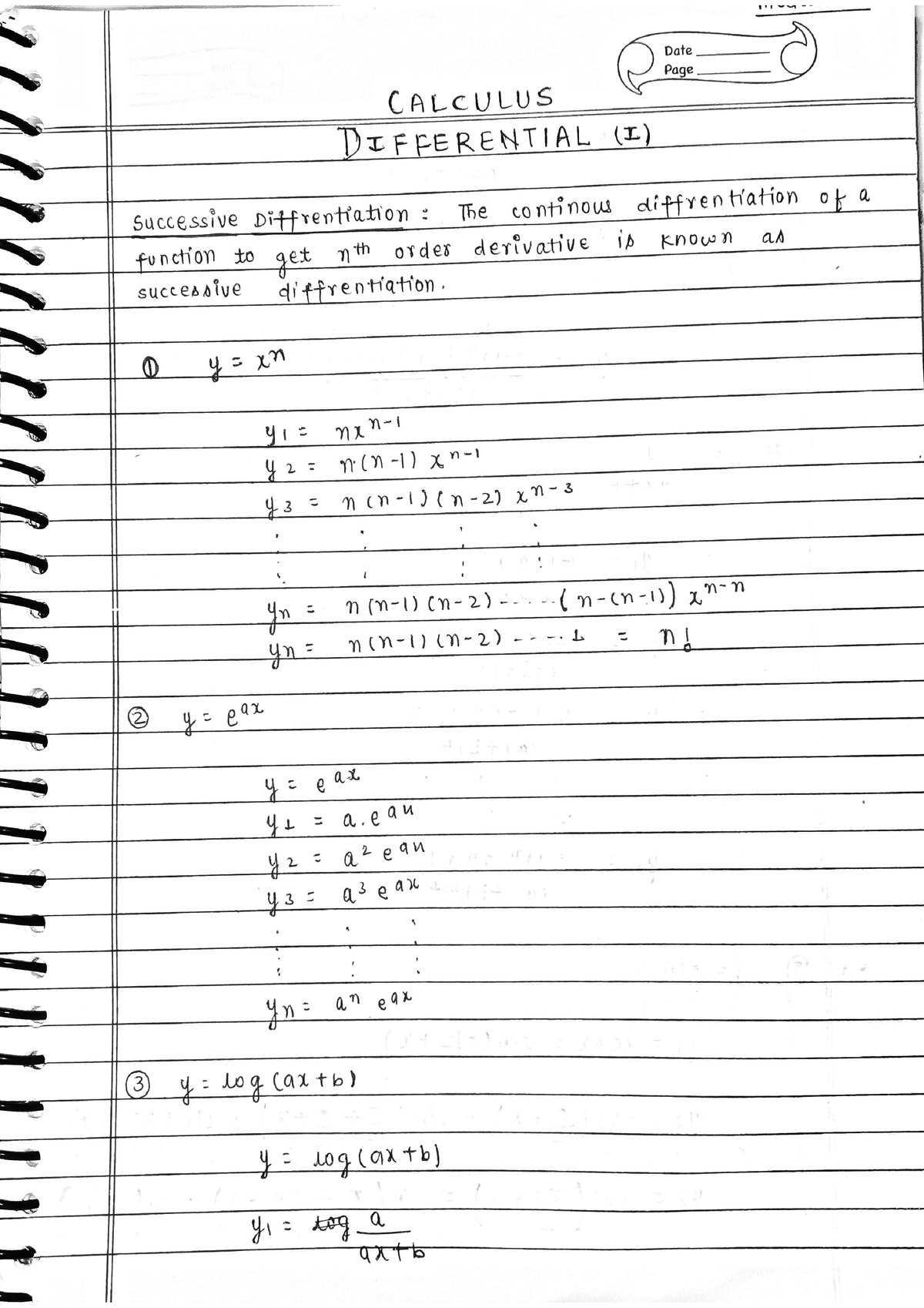 Differential Calculus - B.tech - Studocu