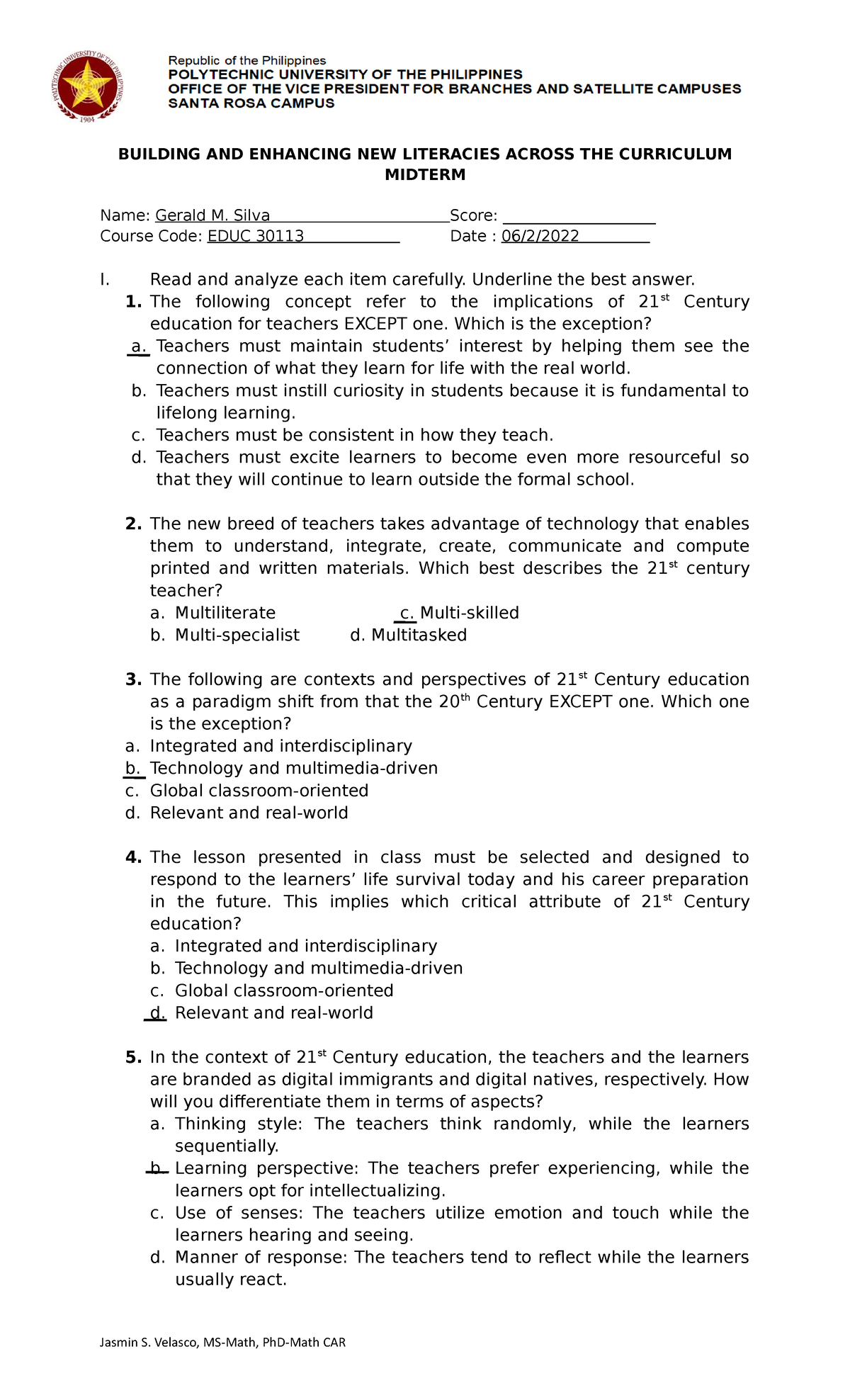 Baybayon, Mark Angelo P.- Midterm- Benlac - BUILDING AND ENHANCING NEW ...