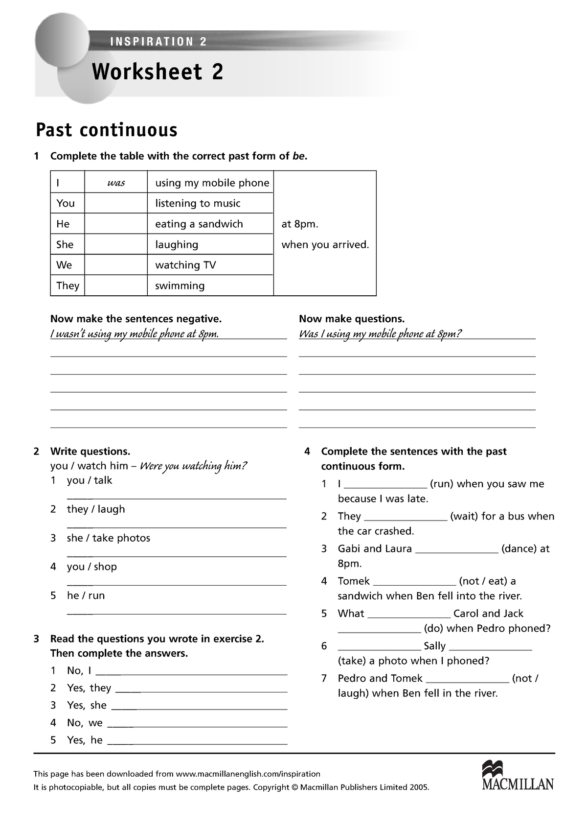 past-continuos-2-apuntes-de-clases-1-complete-the-table-with-the-correct-past-form-of-be