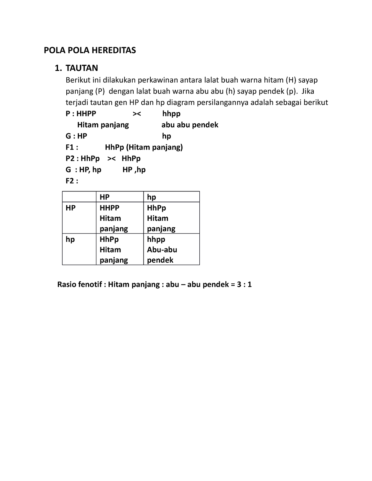 POLA POLA Hereditas - Ssds - POLA POLA HEREDITAS 1. TAUTAN Berikut Ini ...