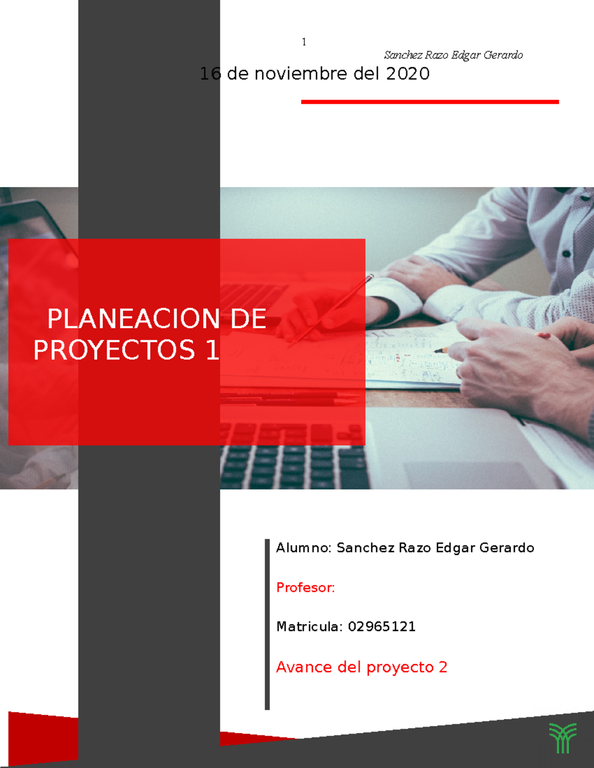 Avnce 2 del proyecto - Sanchez Razo Edgar Gerardo 16 de noviembre del ...