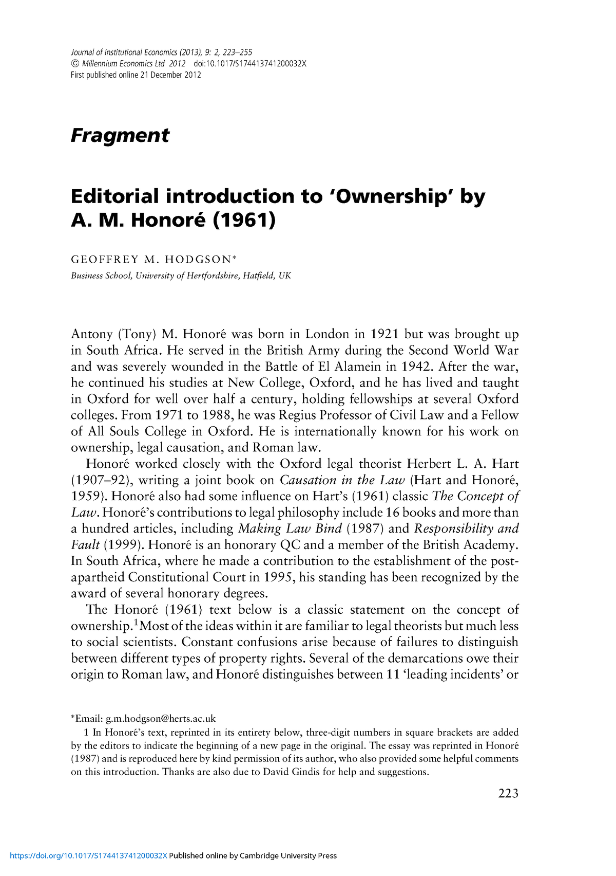 honore ownership oxford essays in jurisprudence