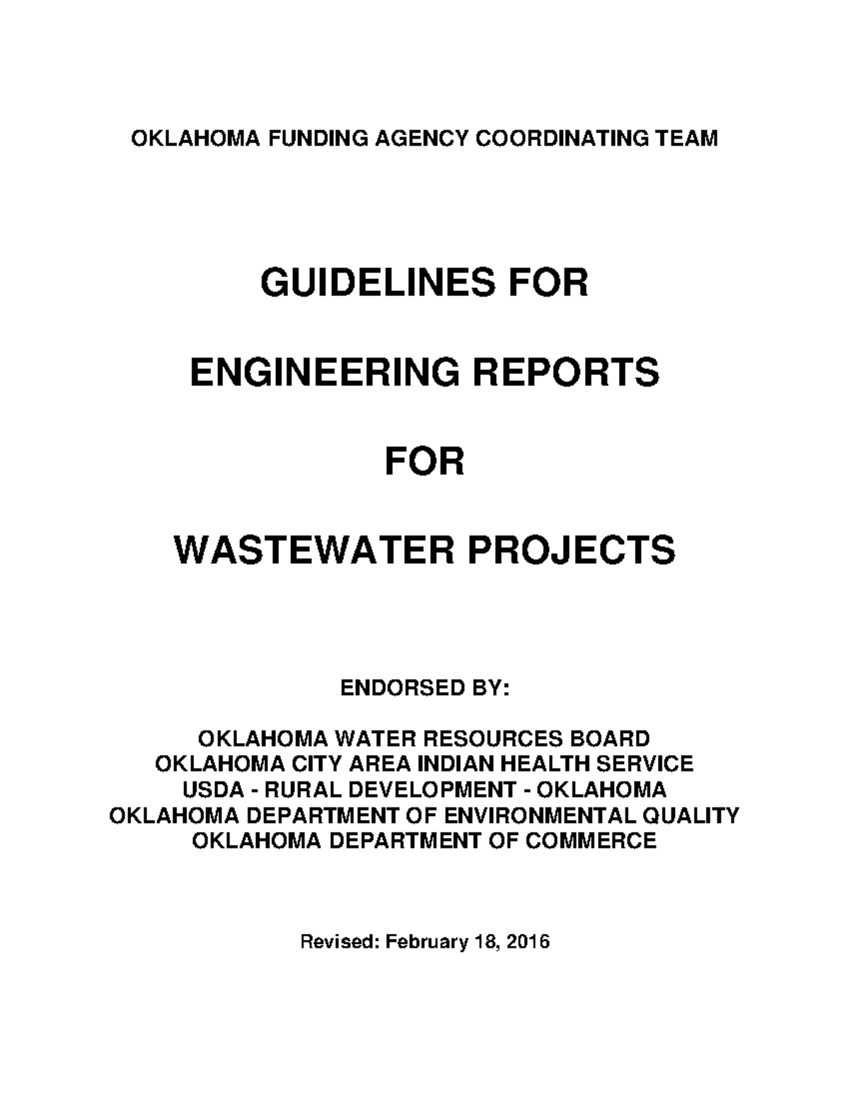 Engrrpt swr - sample engineer report - OKLAHOMA FUNDING AGENCY ...