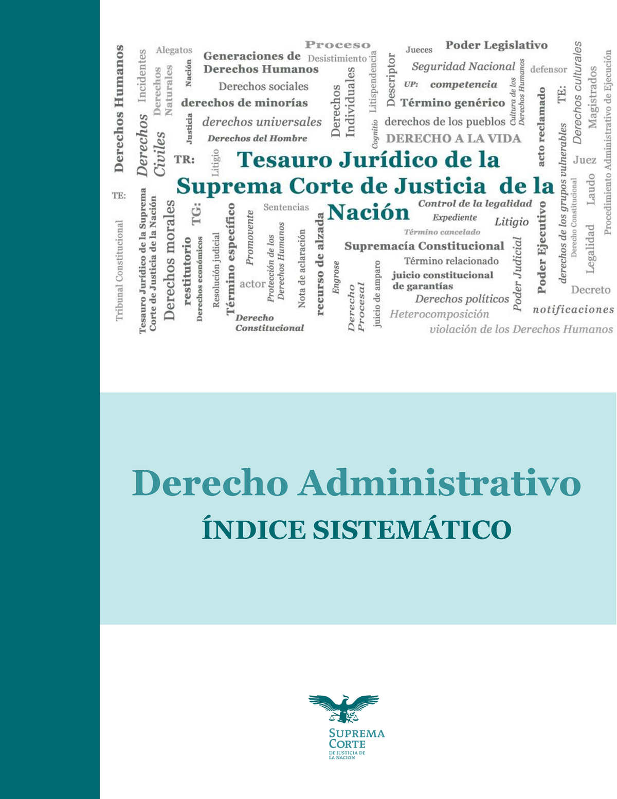 01. Tjscjn - Der Admin - Derecho Administrativo ÍNDICE SISTEMÁTICO 5 ...