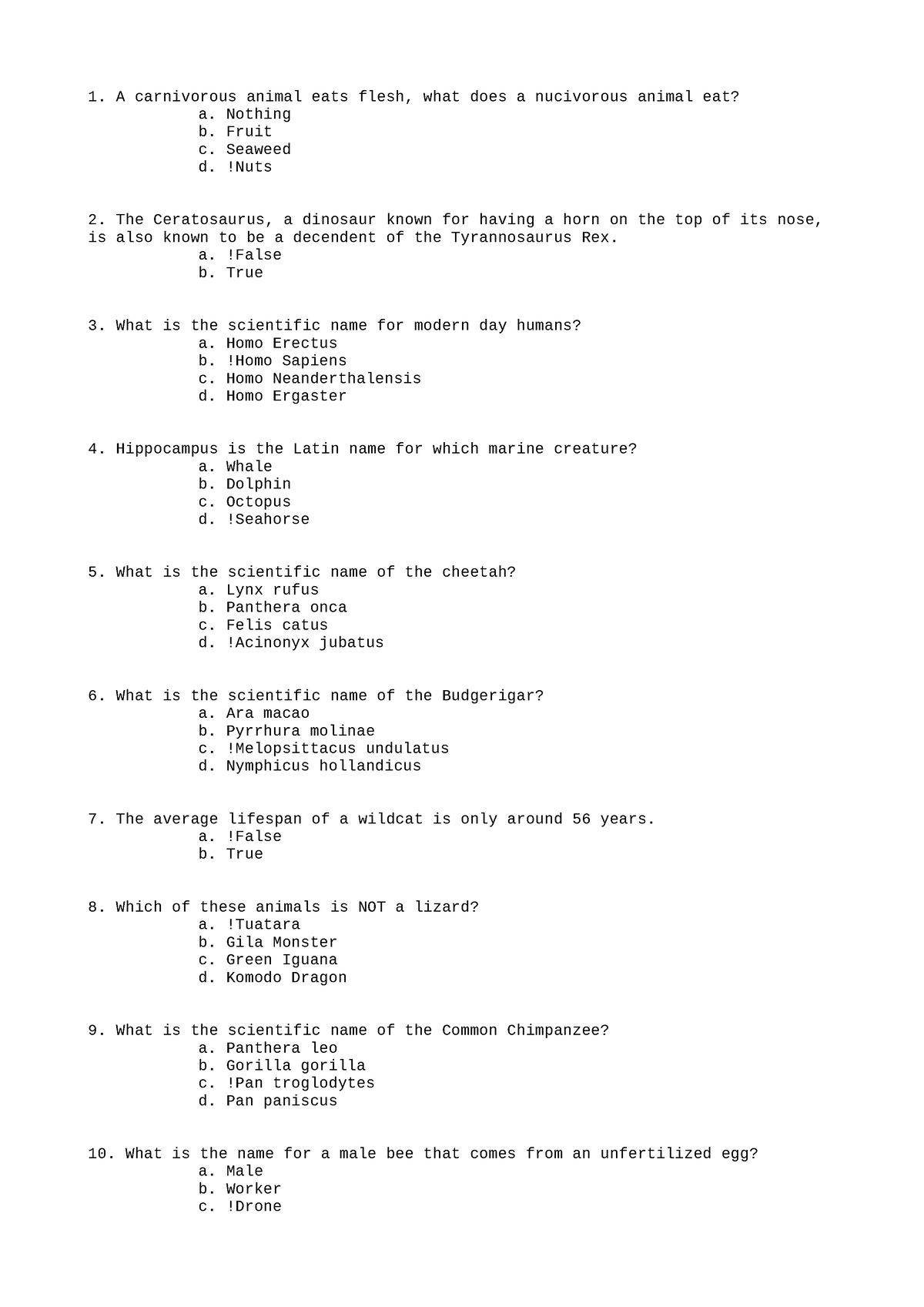 EE292 Chapter Summary 6 - A carnivorous animal eats flesh, what does a ...