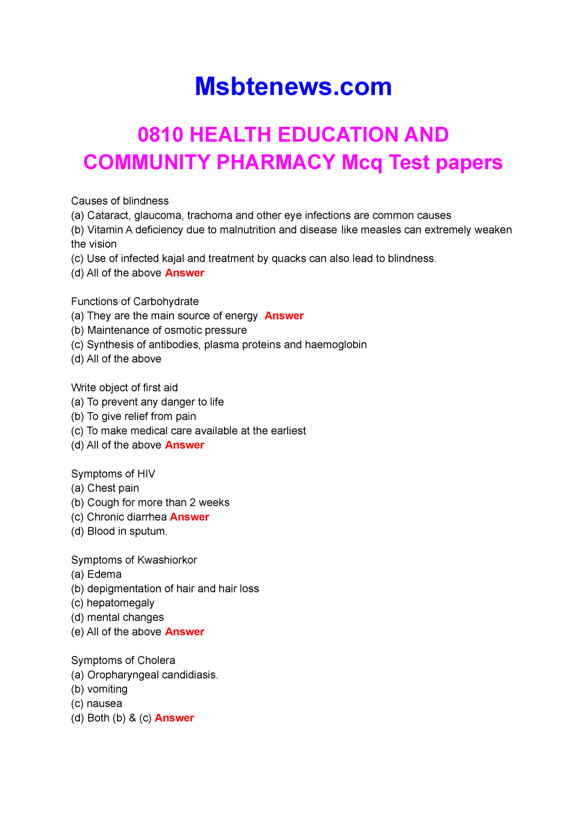 community pharmacy case studies with answers pdf
