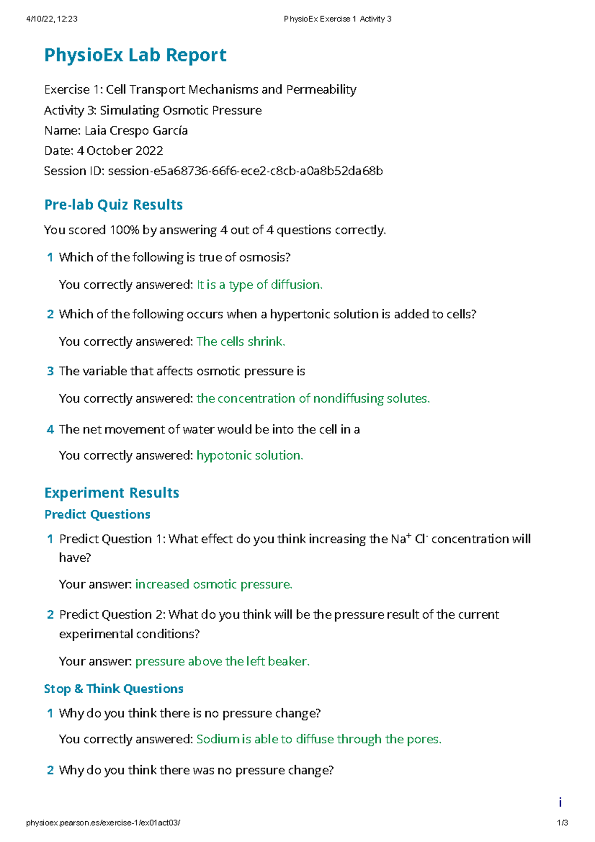Physio Ex Exercise 1 Activity 3 - pearson/exercise-1/ex01act03/ 1 ...