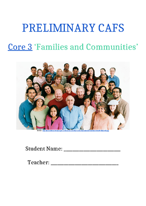 CAFS Notes - Groups in Context The Aged - Extent to which the community ...