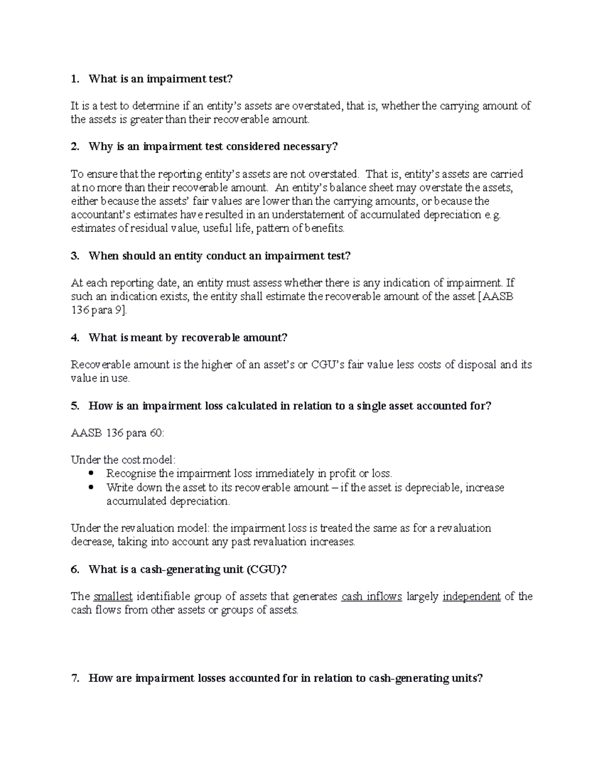 week-5-tutorial-answers-1-what-is-an-impairment-test-it-is-a-test