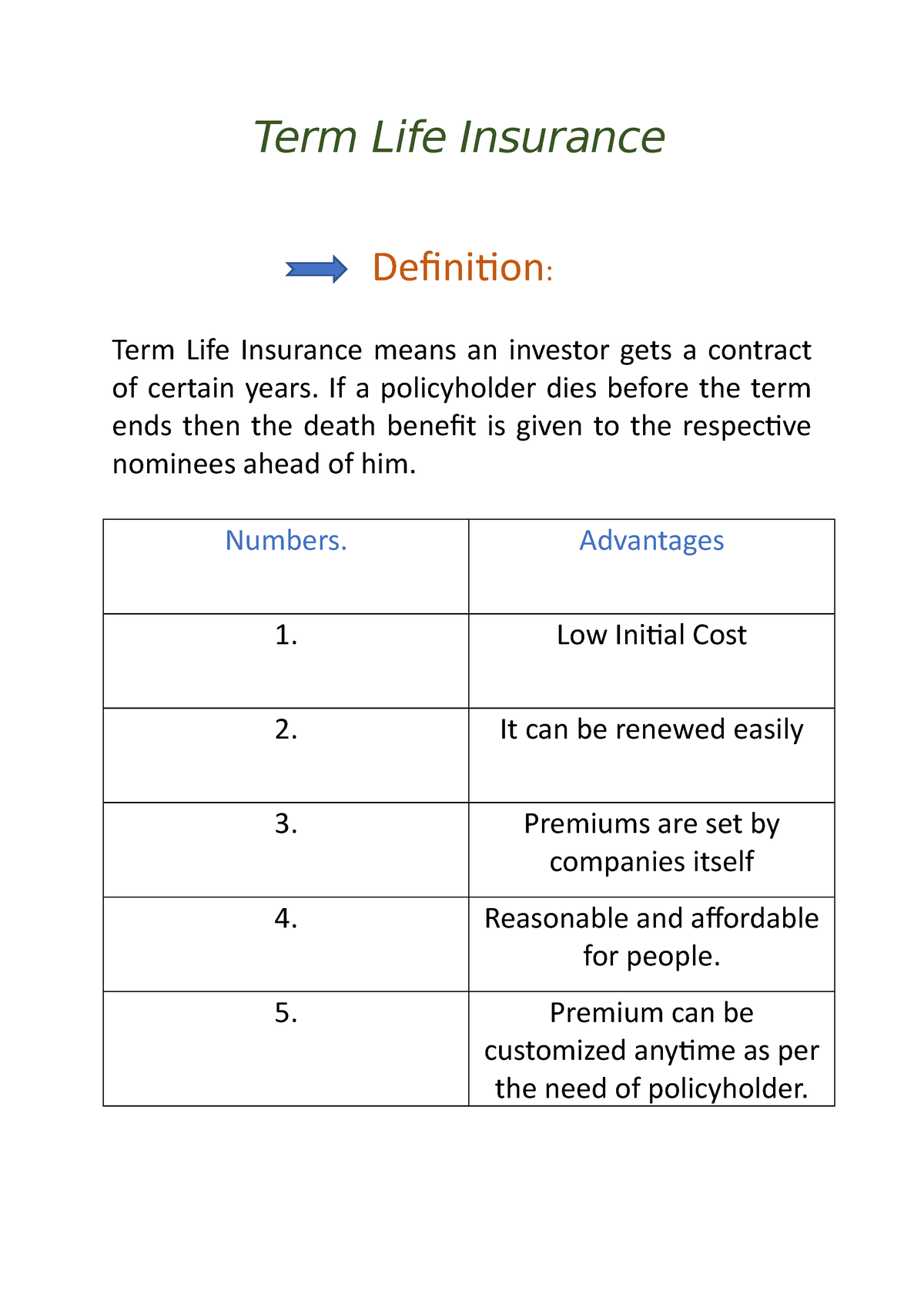 two types of assignments in life insurance