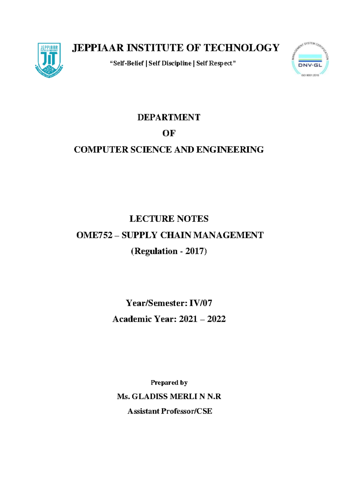 scm-unit-1-notes-for-anna-university-examination-jeppiaar-institute