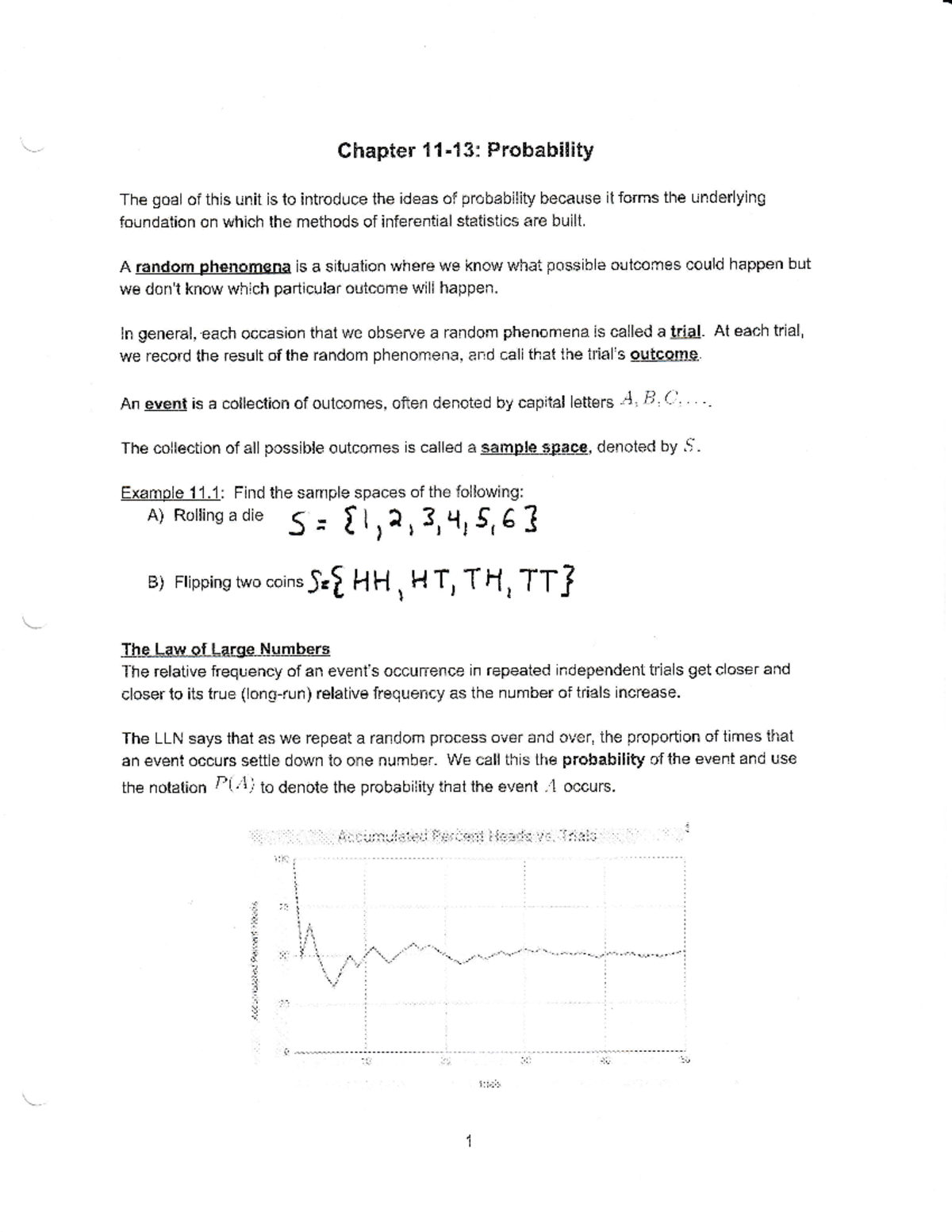 03 Chapter 11-13 Probability Completed - Chapter 11 -l 3: Prohability ...