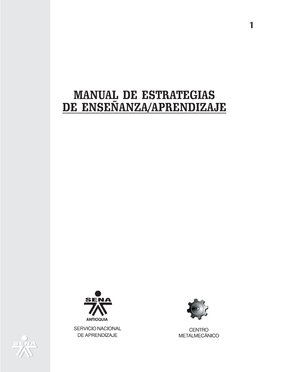 Manual Estrategias Ensenanza Aprendizaje - MANUAL DE ESTRATEGIAS DE ...