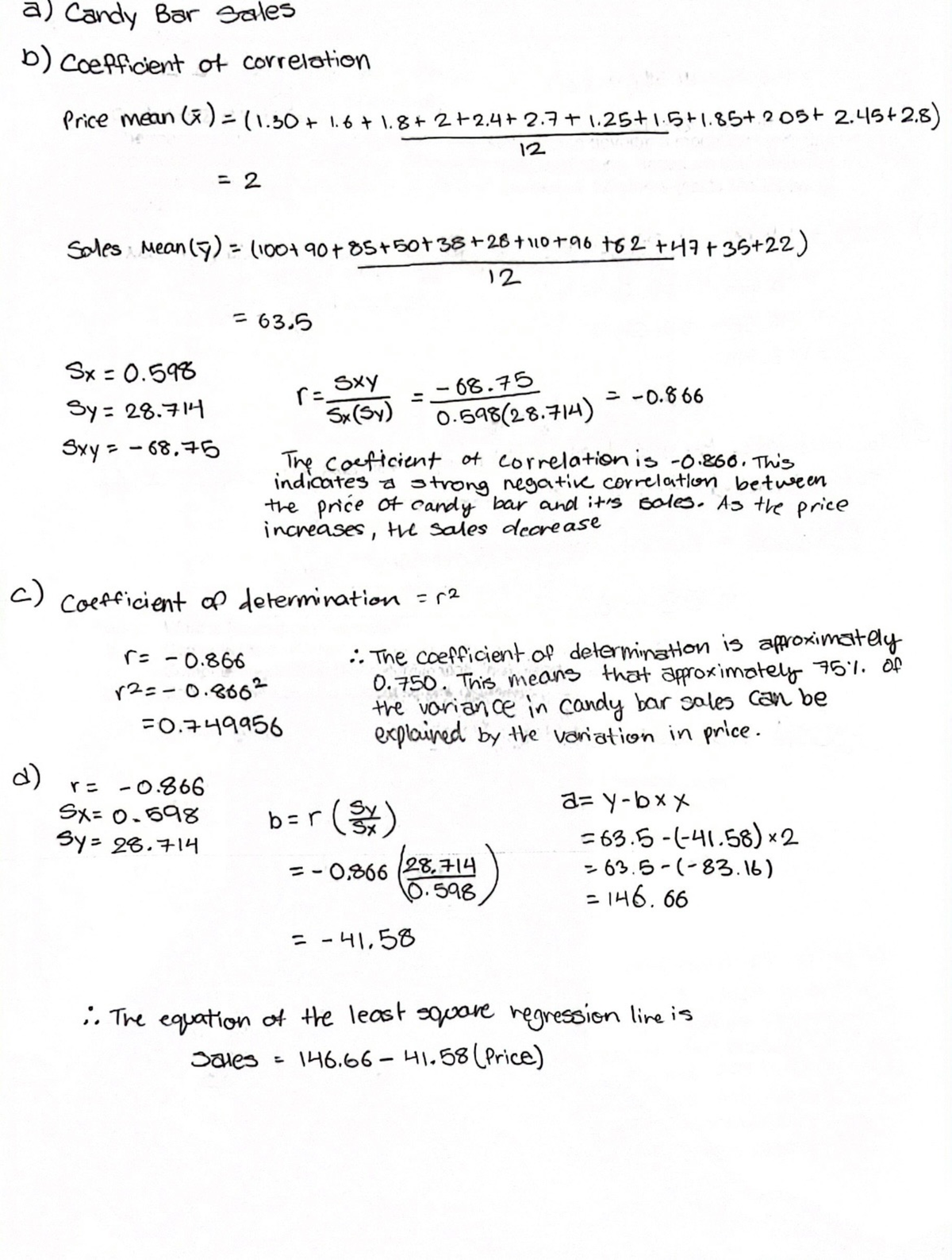 the students completed the math assignment