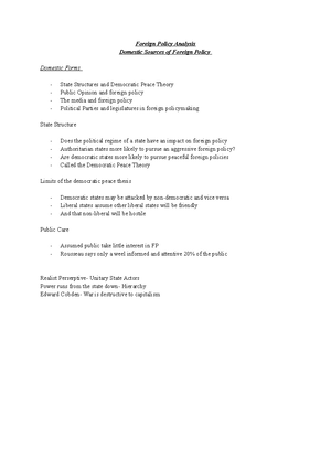 FPA- RAM - Claire Randelson- Rational Actor Model - Foreign Policy ...