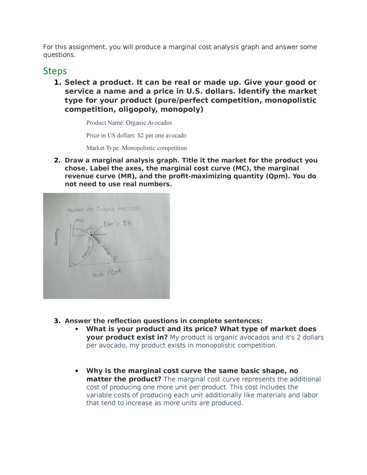 flvs economics 1.05 assignment