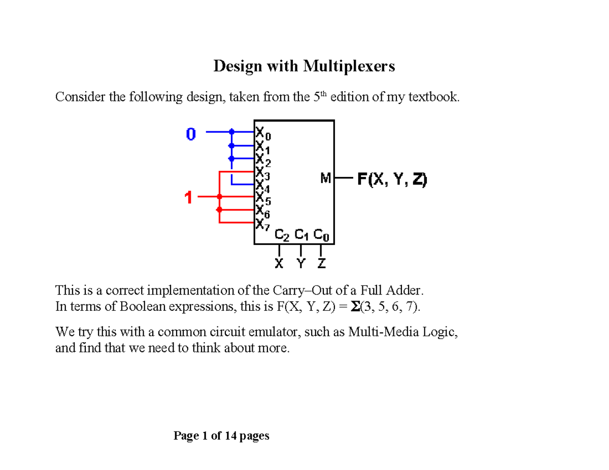 256268960 Active High and Active Low Decoders - Design with ...