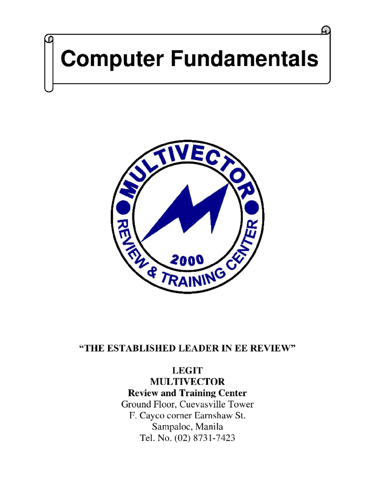 09 - Computer Fundamentals - Computer Fundamentals ESTABLISHED LEADER ...
