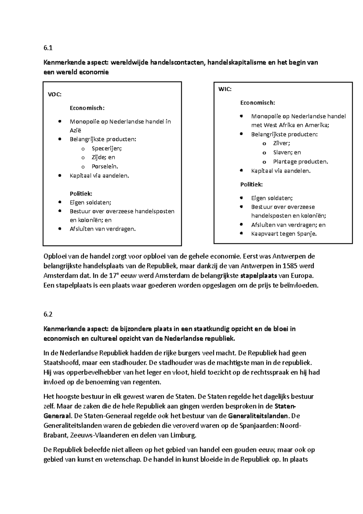 Samenvatting Geschiedenis Hfst 6 Havo 5 Met Focus Op Kenmerkende ...