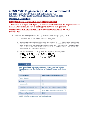 Group Project Proposal Final - Engineering and the Environment Proposed ...