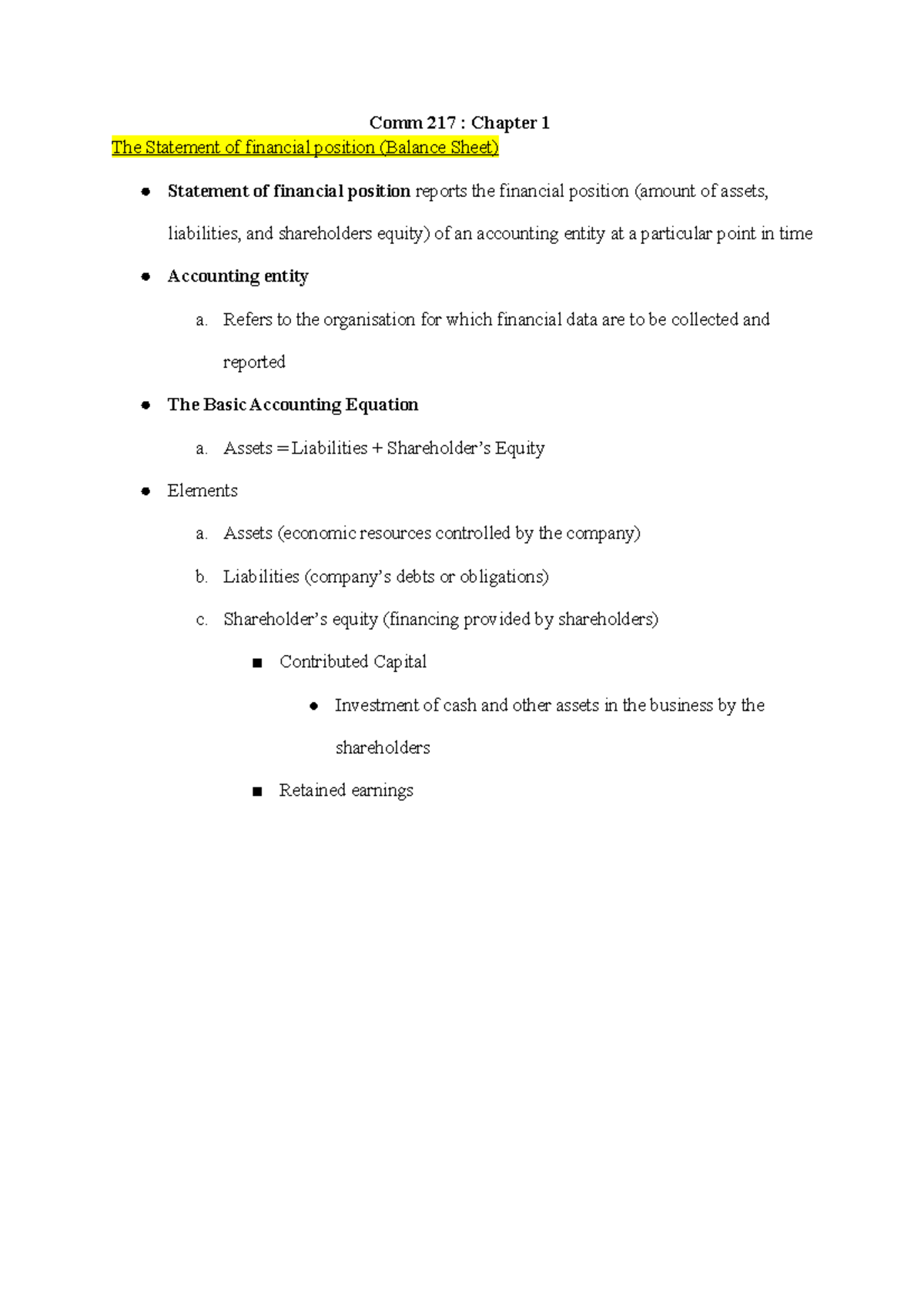 Comm 217 Ch - Comm 217 Ch. 1 Notes Summer 2022 - Comm 217 : Chapter 1 ...