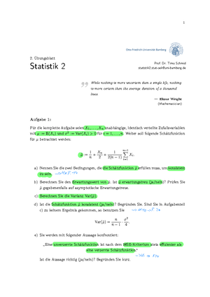 Theorie Hypothesentests - Otto-Friedrich-Universit ̈at Bamberg ...