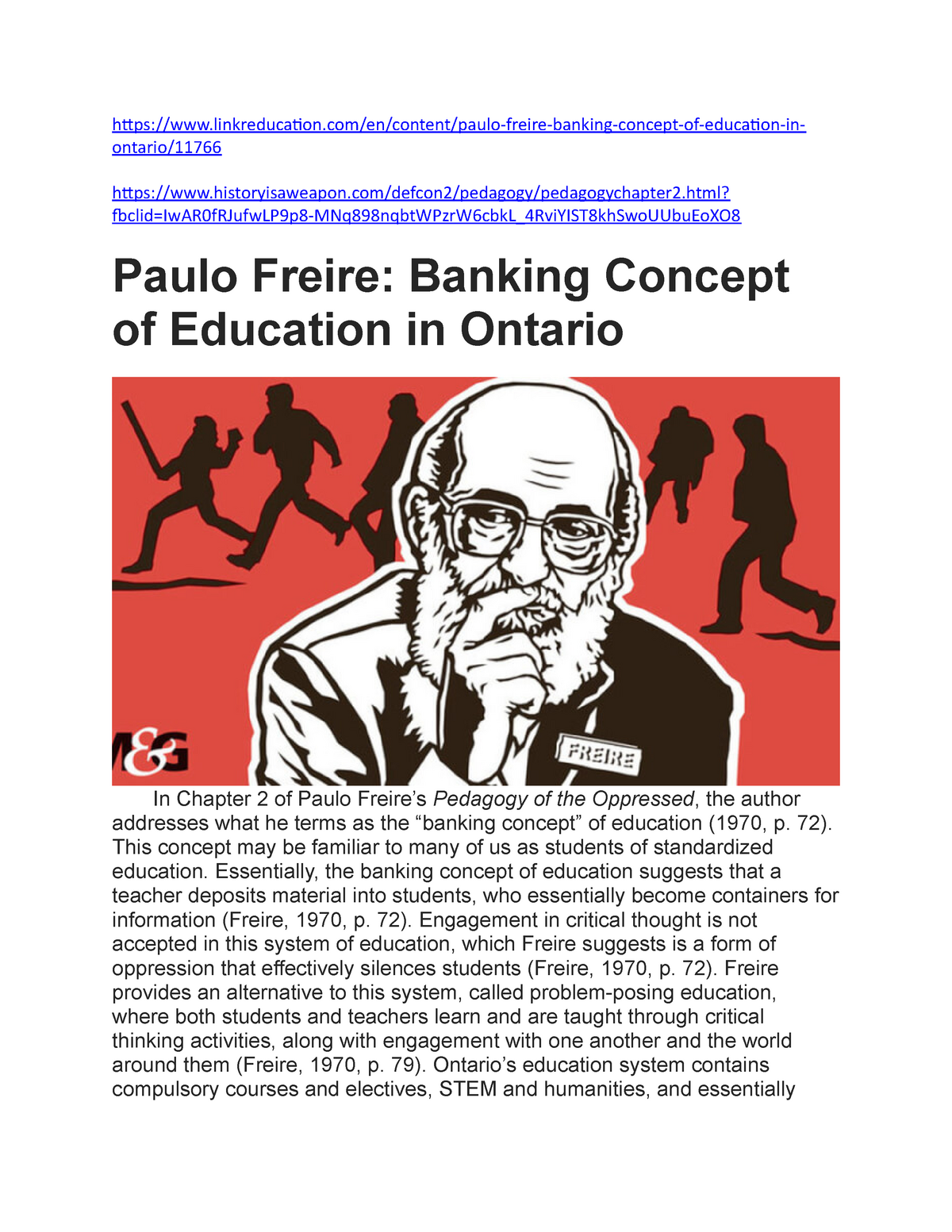 Danny Cottrell on LinkedIn: Fun quiz - Carl Rogers or Paulo Freire? 'In  problem-posing education…