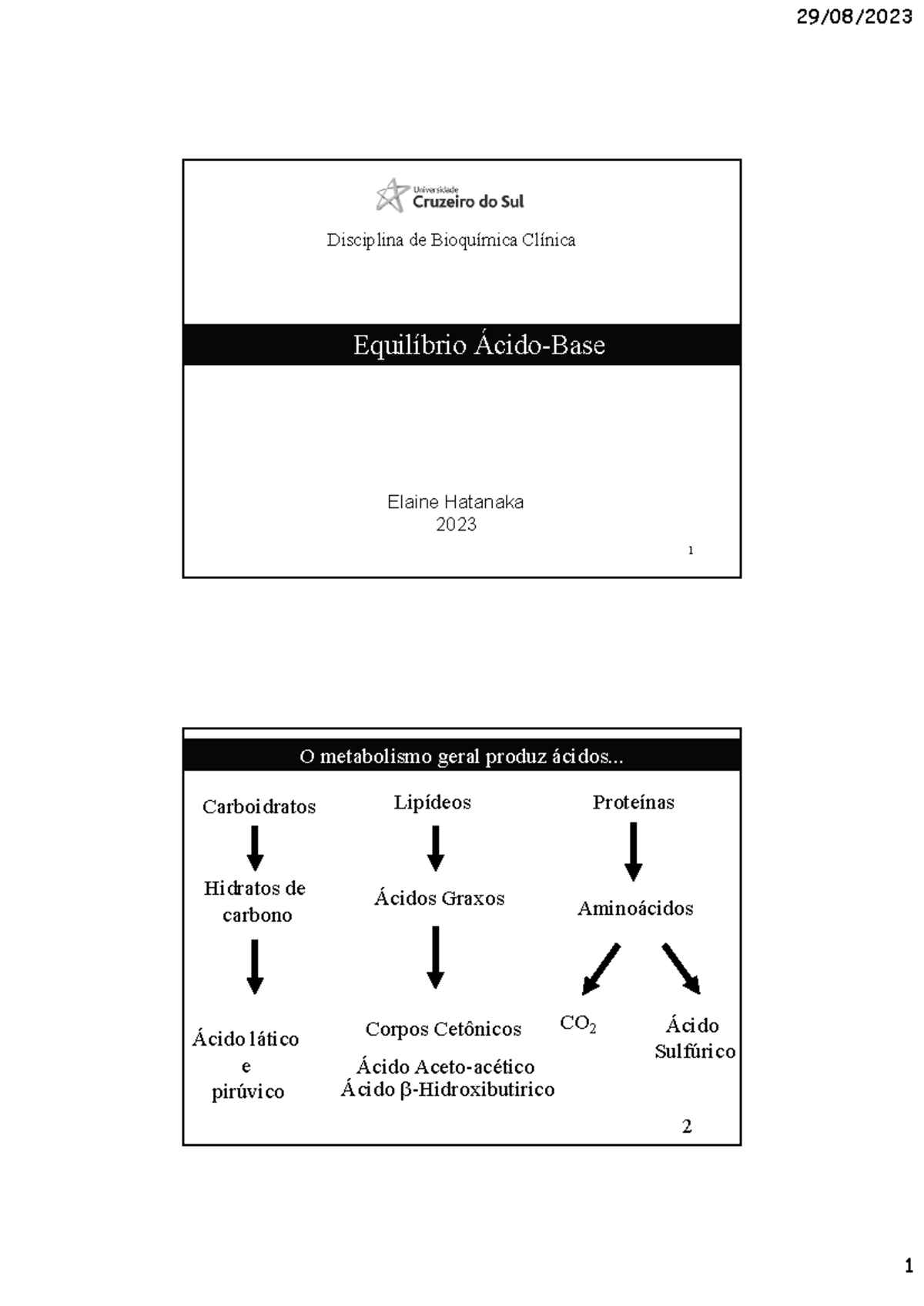 Equilibrio Acido Base Resumo Bioquímica 1 Equilíbrio Ácido Base