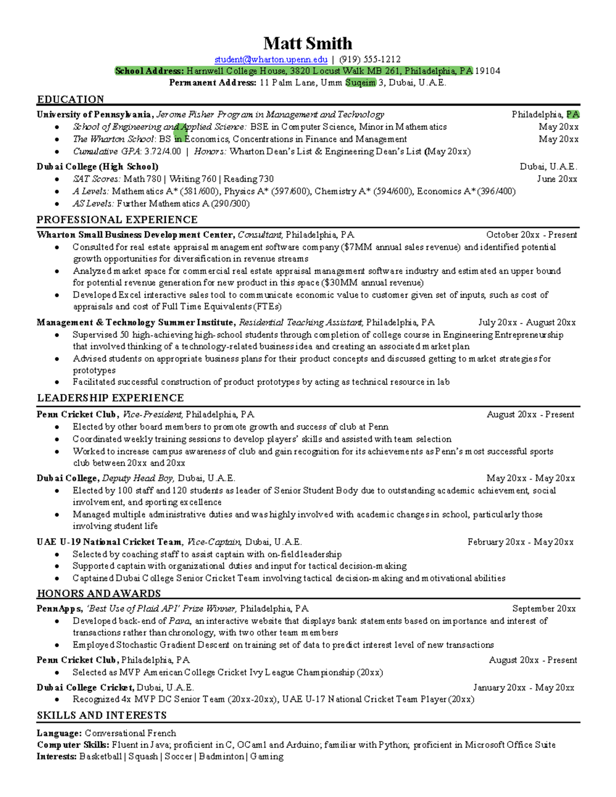 Sample Resume COM 0 DWW 6PLWK - Thumb 1200 1553 