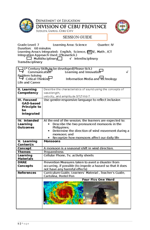 Lesson Plan 8 - Branches of Accounting - Osmeña Blvd., Cebu City, 6000 ...