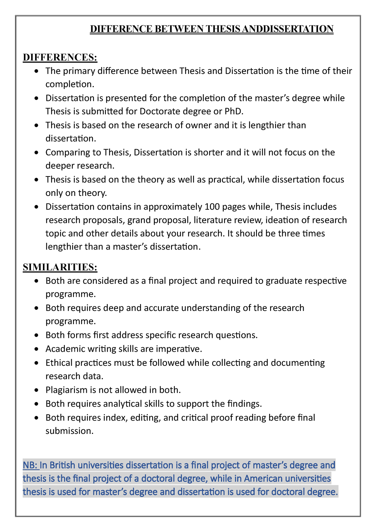 northcentral university dissertation completion pathway