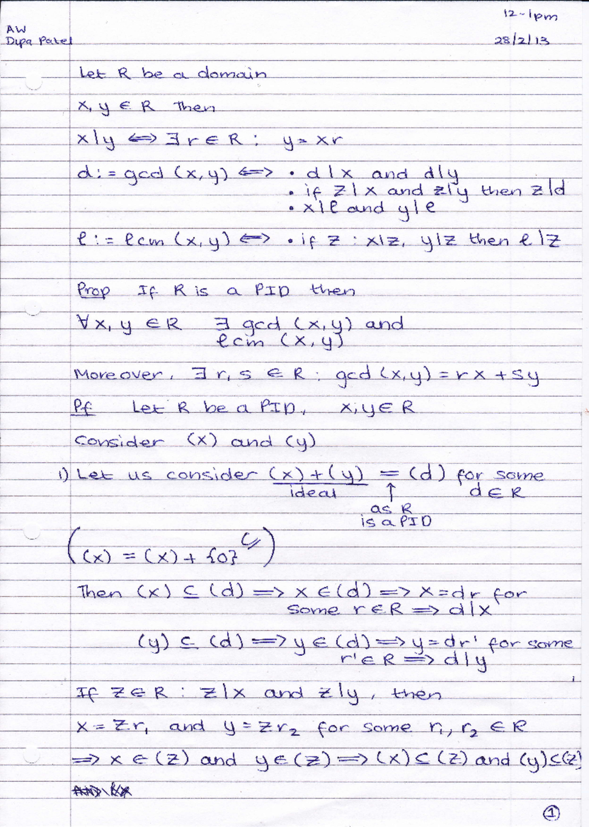 13 02 28 Prime And Irriduceable Studocu