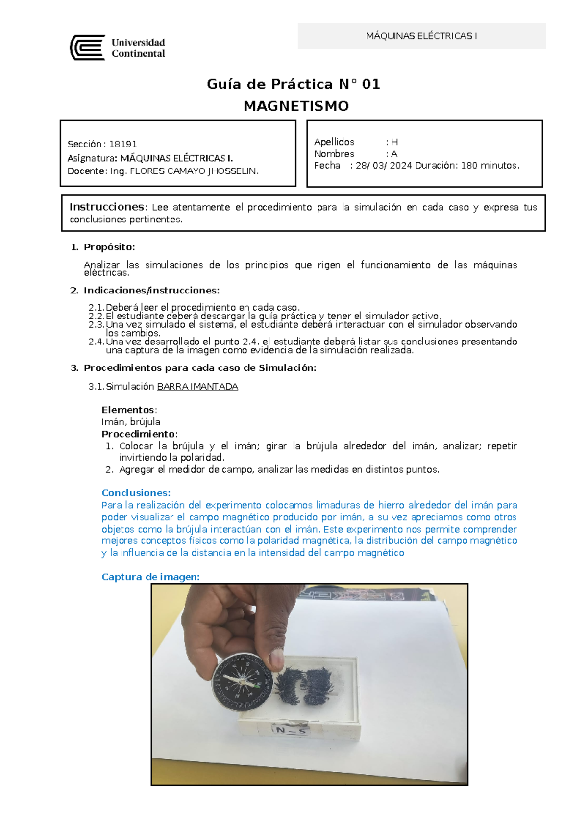 Guía Práctica Nº01 Maquinas Electricas Guía De Práctica N° 01