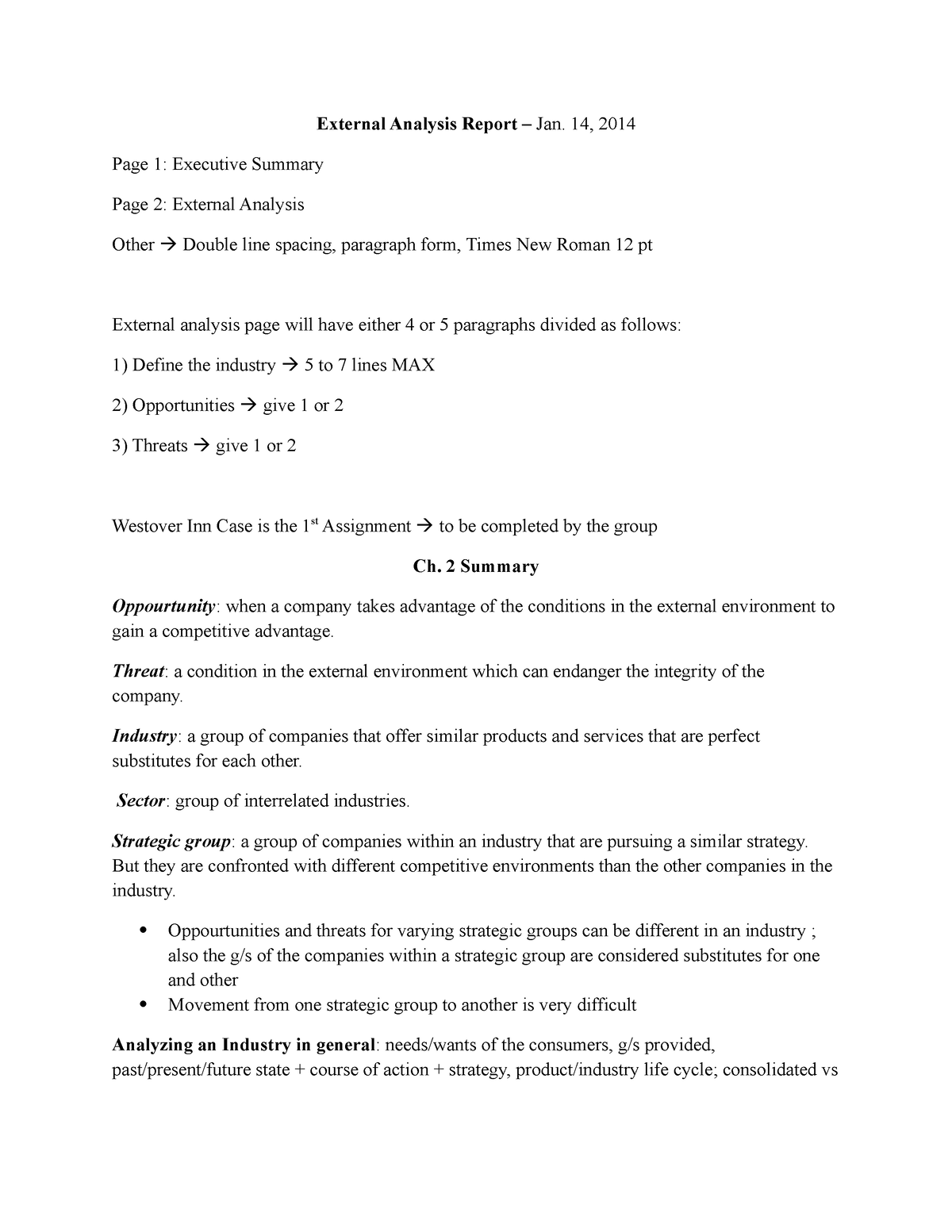 3-external-analysis-report-14-2014-page-1-executive-summary-page-2-external-analysis-other