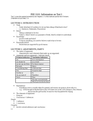 reasoning and critical thinking course notes for phi 1101