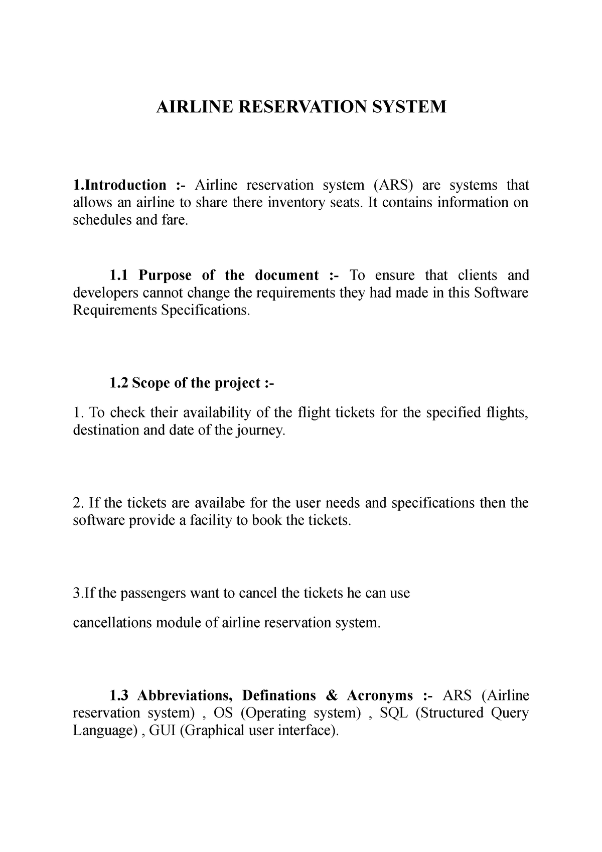 airline-srs-software-requirement-specification-studocu