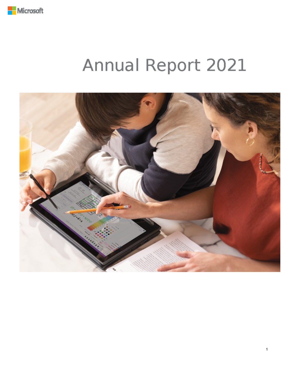 Microsoft 2021 - Annual Report - Annual Report Dear Shareholders ...