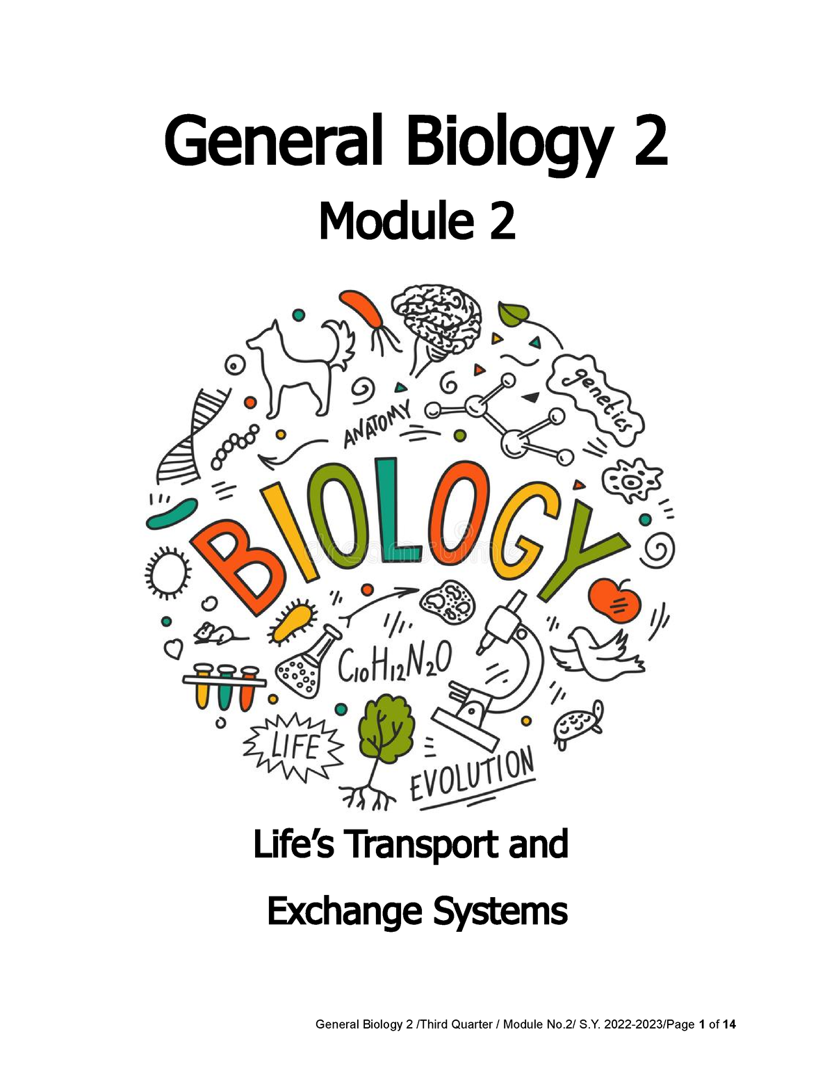 Module 2 Ok - Lecture About Biology - General Biology 2 Module 2 Life’s ...