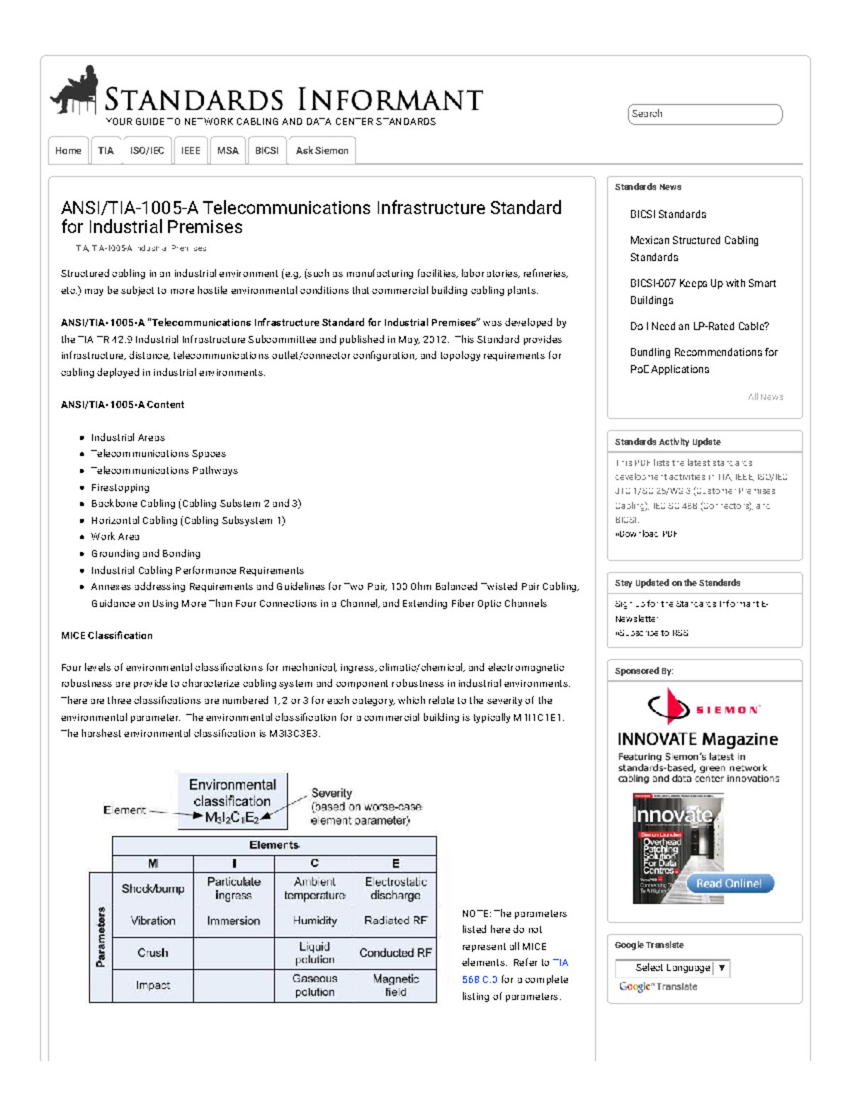 10 ANSI TIA-1005-A Telecommunications Infrastructure Standard for ...