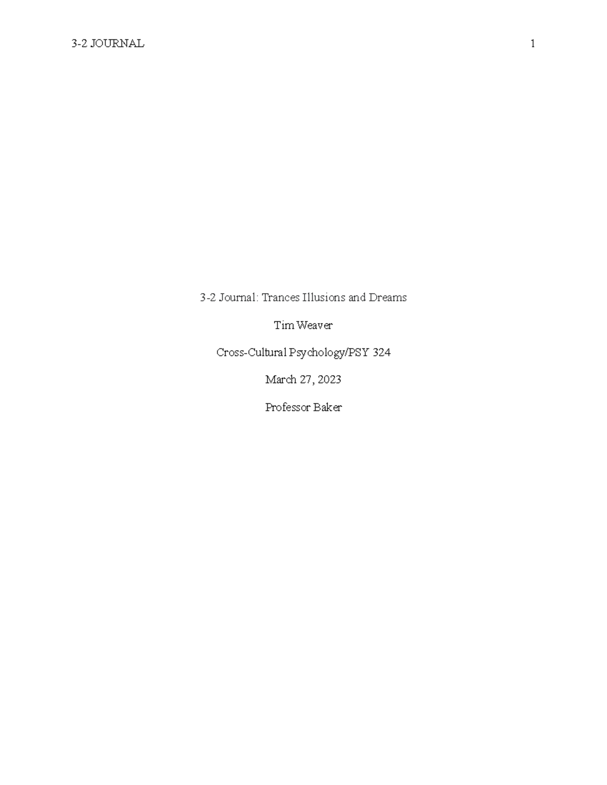 3-2 Journal - Required - Should be part of the First Question - 3-2 ...