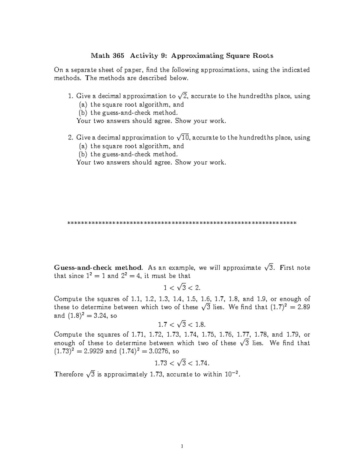 seminar-assignments-activity-9-approximating-square-roots-math-365